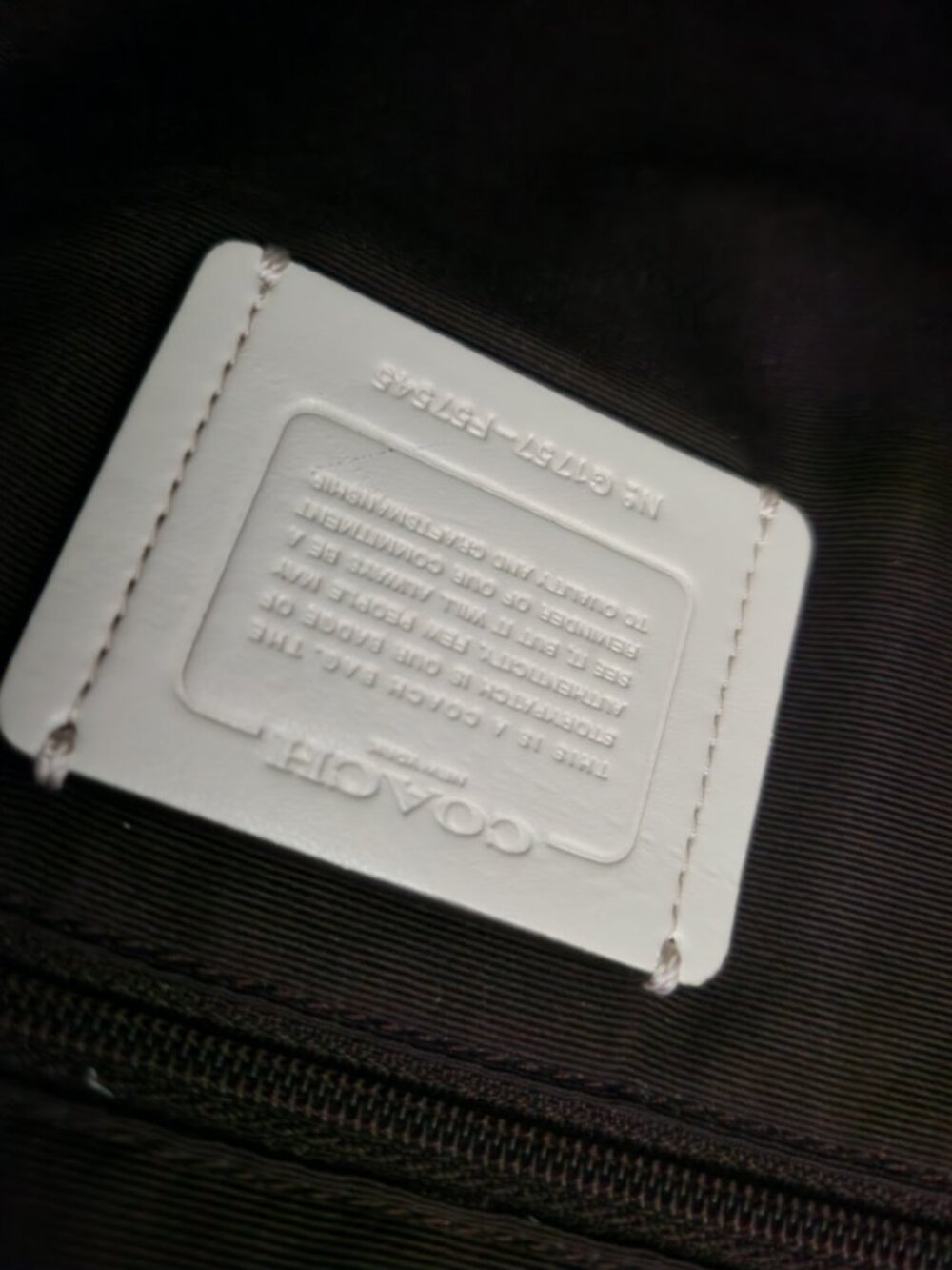 Coach Lexy White Leather Tote Bag Purse - Picture 11 of 11